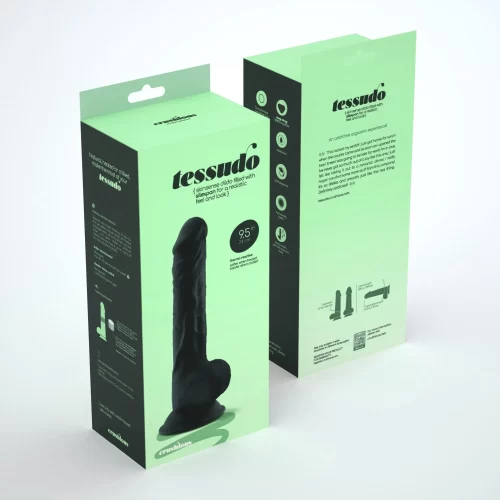 Dildo premium tessudo chocolate