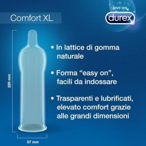 Preservativos durex comfort xl