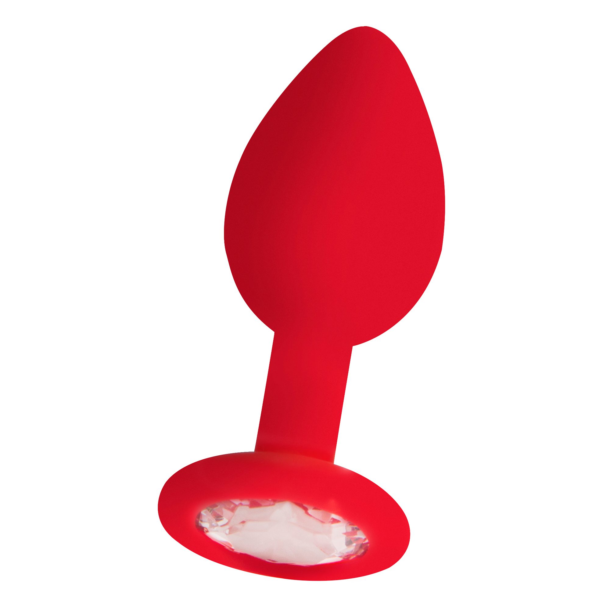 Plug anal diamond regular vermelho