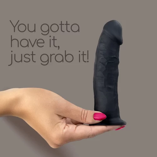 Dildo Premium Silicone Tessudo 6 Chocolate