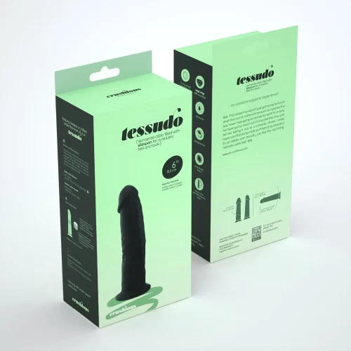 Dildo Premium Silicone Tessudo 6 Chocolate