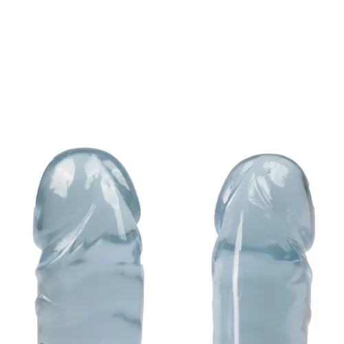 Dildo duplo jr 12 transparente