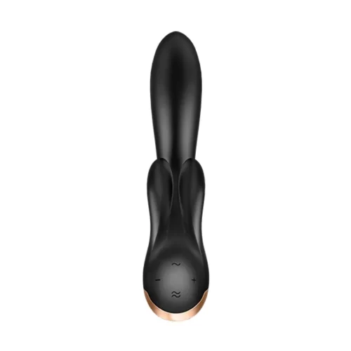 Vibrador double flex com app satisfyer preto